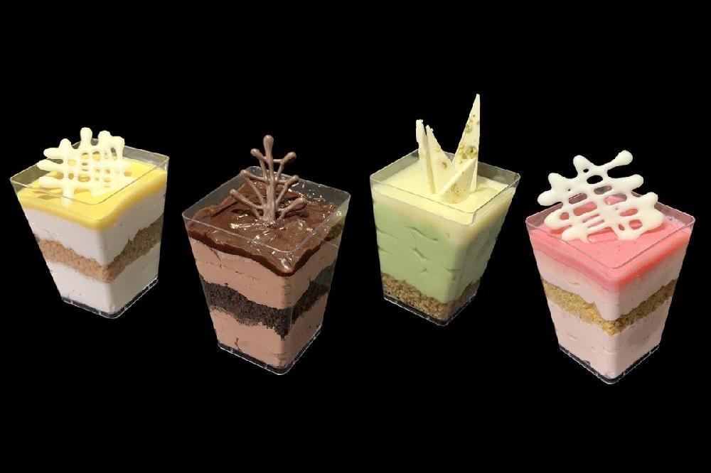 Mini cheesecake v pohári